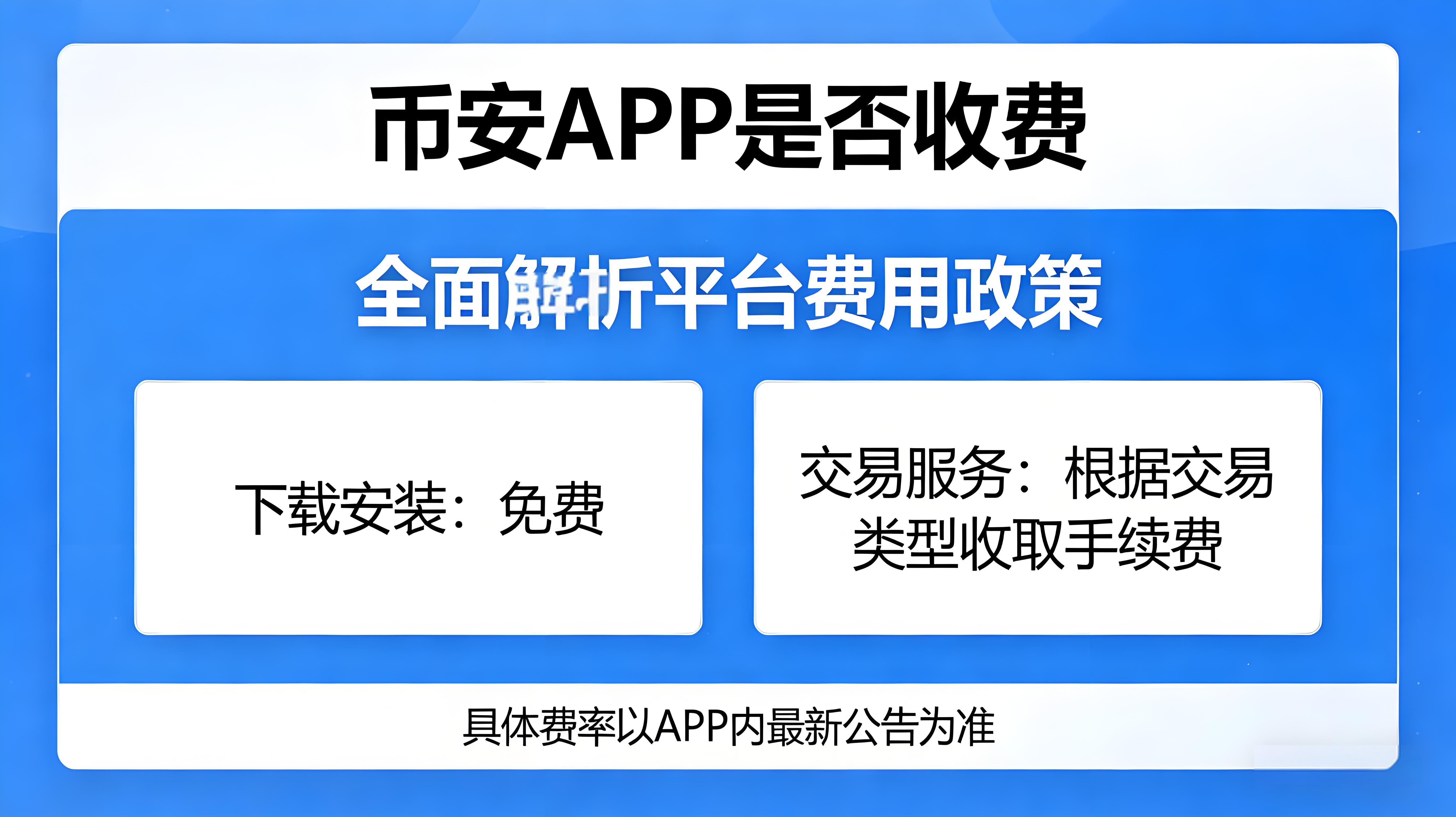 幣安APP是免費使用嗎？